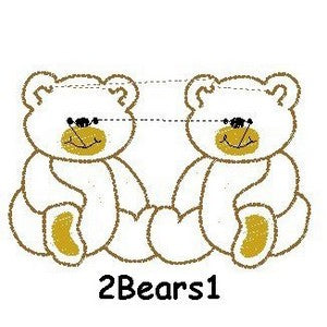 Personalised Embroidered Items - Bears (Premium)