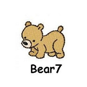 Personalised Embroidered Items - Bears (Premium)