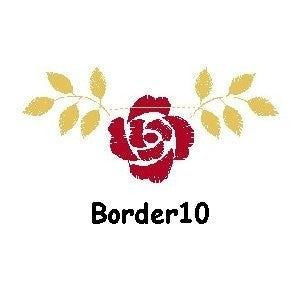 Personalised Embroidered Items - Borders (Basic)