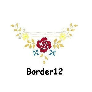 Personalised Embroidered Items - Borders (Basic)