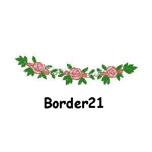 Personalised Embroidered Items - Borders (Basic)