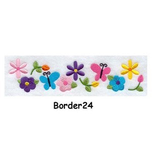 Personalised Embroidered Items -  Borders (Premium)