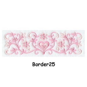 Personalised Embroidered Items - Borders (Basic)