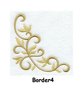 Personalised Embroidered Items - Borders (Basic)