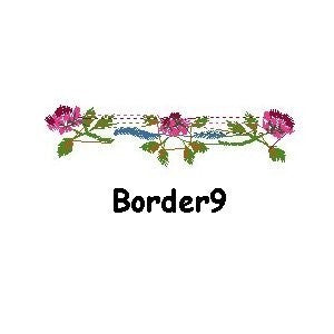 Personalised Embroidered Items - Borders (Basic)