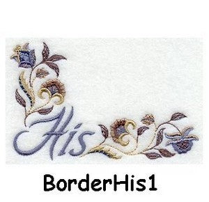 Personalised Embroidered Items -  Borders (Premium)