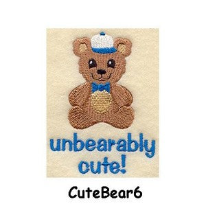 Personalised Embroidered Items - Bears (Premium)