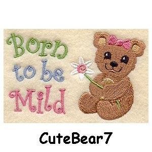 Personalised Embroidered Items - Bears (Premium)