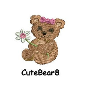 Personalised Embroidered Items - Bears (Premium)