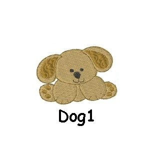 Personalised Embroidered Items - Animals (Basic)