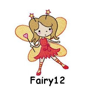 Personalised Embroidered Items - Angels & Fairies (Premium)