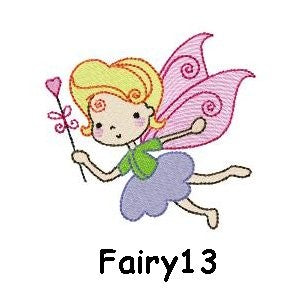 Personalised Embroidered Items - Angels & Fairies (Premium)