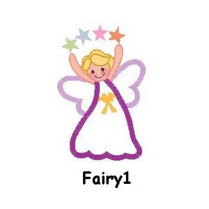 Personalised Embroidered Items - Angels & Fairies (Premium)