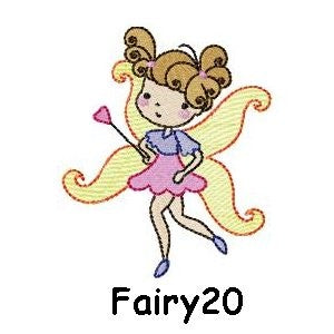 Personalised Embroidered Items - Angels & Fairies (Premium)