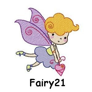 Personalised Embroidered Items - Angels & Fairies (Premium)