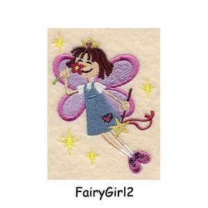 Personalised Embroidered Items - Angels & Fairies (Premium)