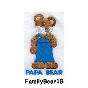 Personalised Embroidered Items - Bears (Premium)