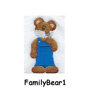 Personalised Embroidered Items - Bears (Premium)