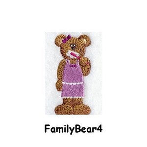 Personalised Embroidered Items - Bears (Premium)