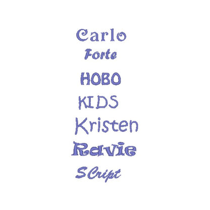 Personalised Embroidered Items -  Babies & Kids (Basic)