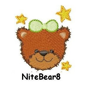 Personalised Embroidered Items - Bears (Premium)