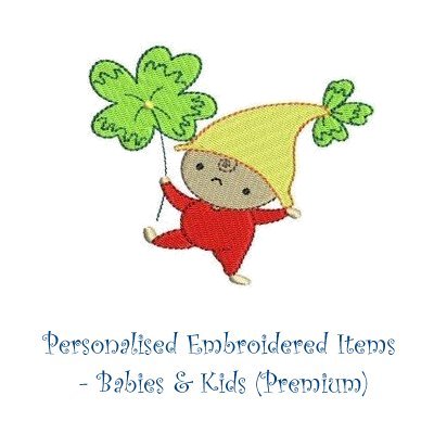 Personalised Embroidered Items -  Babies & Kids (Premium)