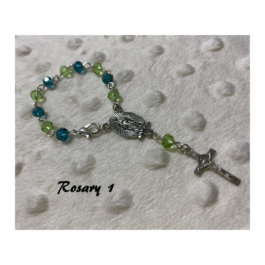 One Decade Rosary Bag Charms