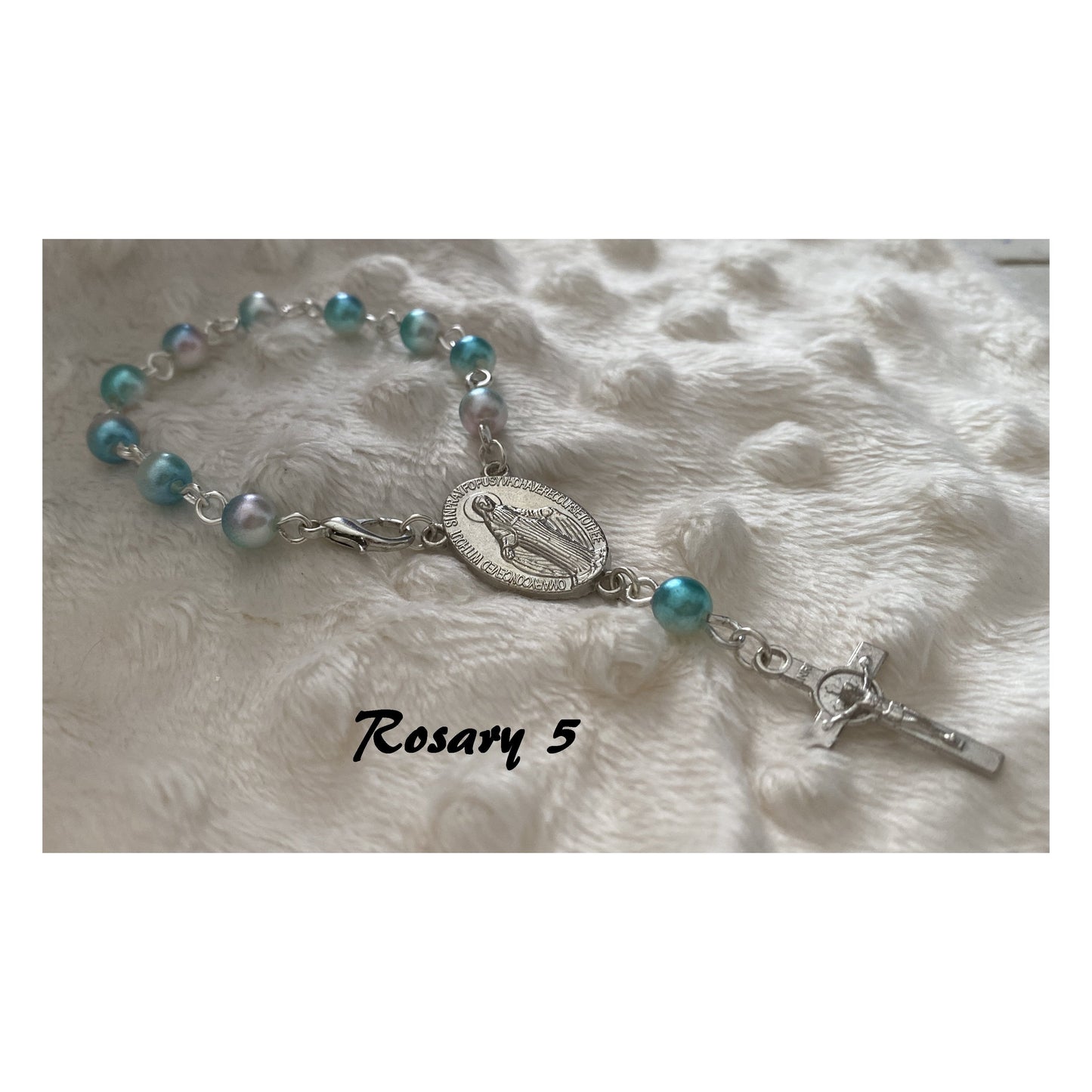 One Decade Rosary Bag Charms